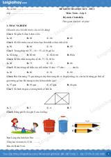 20 đề thi học kì 1 Toán 2 cánh diều có đáp án và lời giải chi tiết